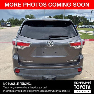 2016 Toyota Highlander Limited Platinum V6