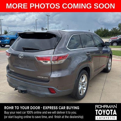 2016 Toyota Highlander Limited Platinum V6