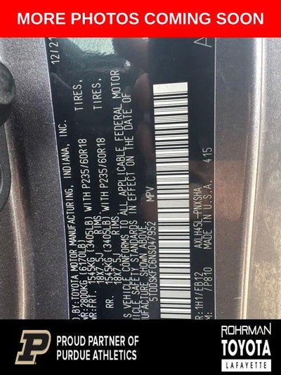 2022 Toyota Sienna XSE 7 Passenger