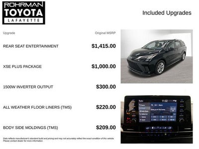 2022 Toyota Sienna XSE 7 Passenger