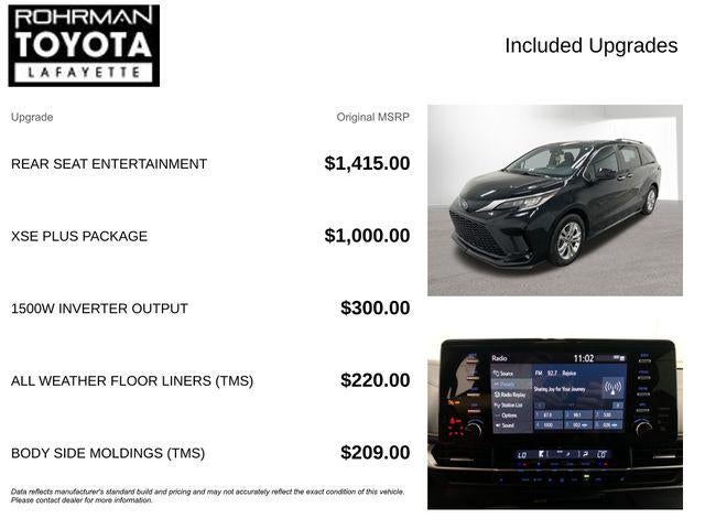 2022 Toyota Sienna XSE 7 Passenger