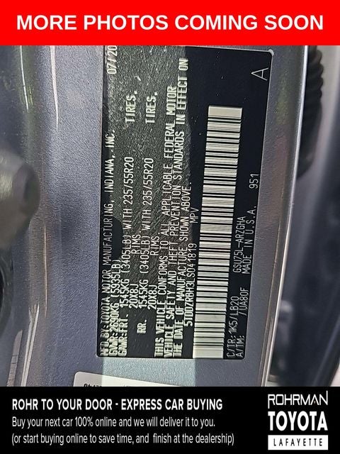 2020 Toyota HIGHLANDER Limited