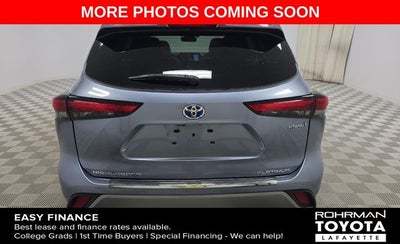 2020 Toyota HIGHLANDER HYBRD Platinum
