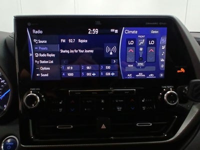 2020 Toyota HIGHLANDER HYBRD Platinum