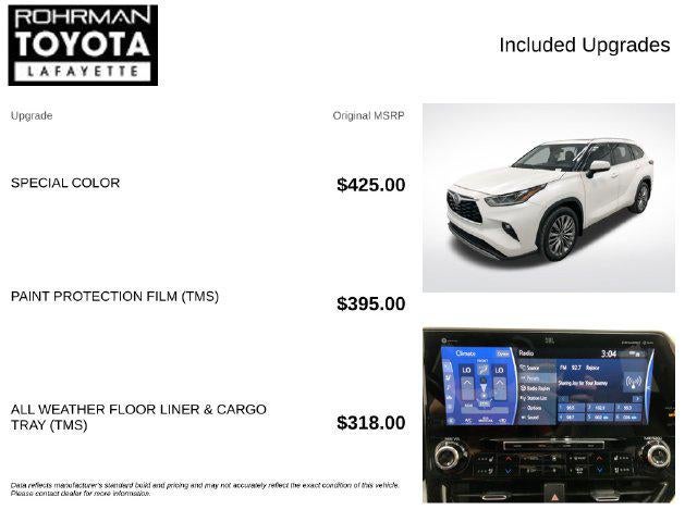 2020 Toyota Highlander Platinum