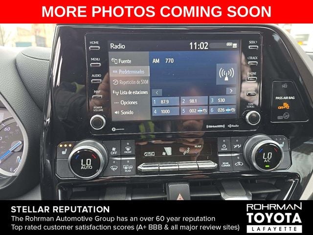 2022 Toyota HIGHLANDER HYBRD XLE