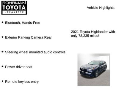 2021 Toyota HIGHLANDER XLE