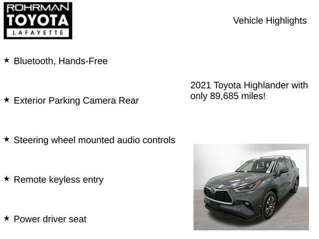 2021 Toyota HIGHLANDER XLE