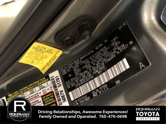 2012 Toyota SIENNA LE 3.5L LE 7 Passenger