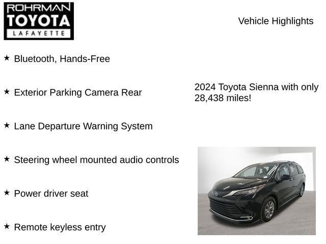 2024 Toyota SIENNA XLE AWD XLE 7 Passenger