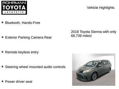 2018 Toyota Sienna LE 7 Passenger