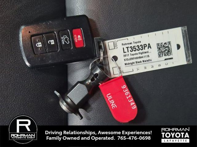 2017 Toyota HIGHLANDER XLE