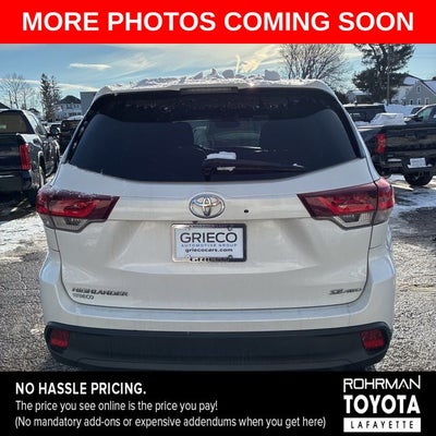 2019 Toyota HIGHLANDER SE