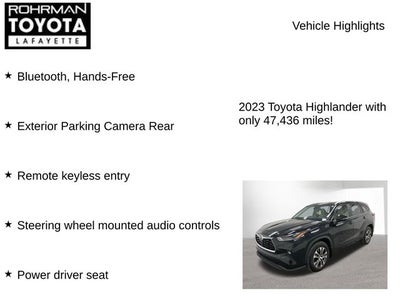 2023 Toyota Highlander Hybrid XLE