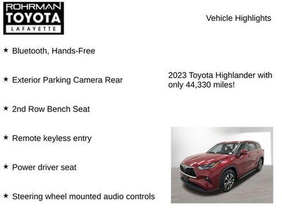 2023 Toyota HIGHLANDER XLE