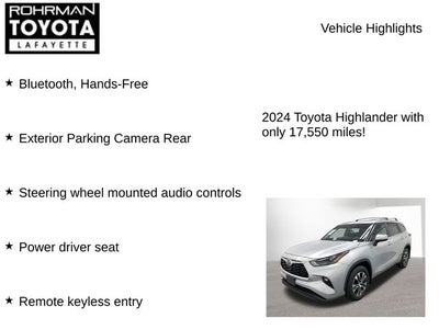 2024 Toyota HIGHLANDER XLE