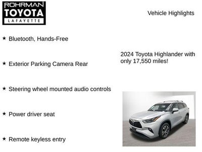 2024 Toyota HIGHLANDER XLE
