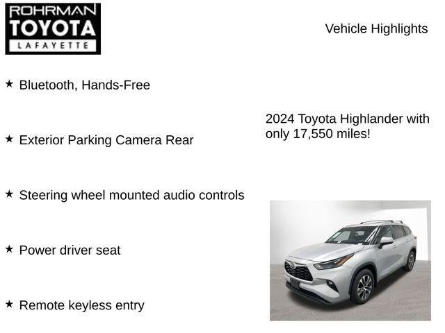 2024 Toyota HIGHLANDER XLE