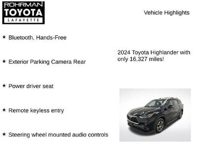 2024 Toyota Highlander XLE