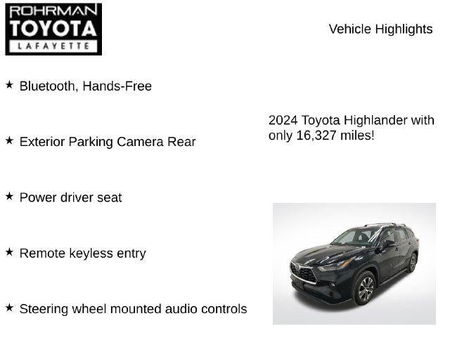 2024 Toyota Highlander XLE