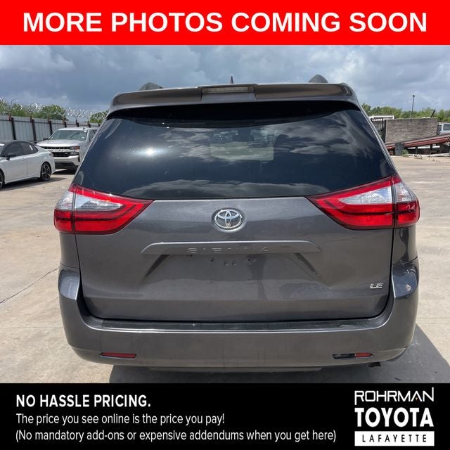 2020 Toyota SIENNA LE 3.5L LE 8 Passenger