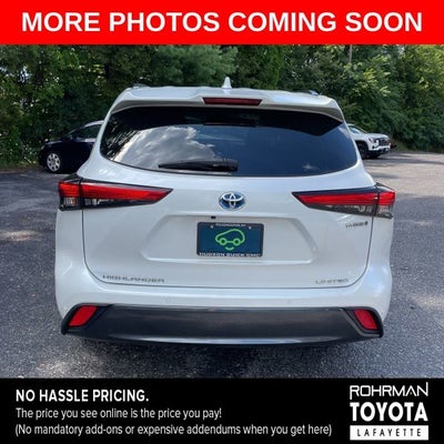 2022 Toyota Highlander Hybrid Limited