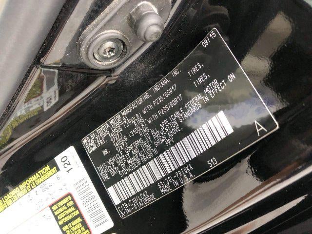 2015 Toyota SIENNA XLE 3.5L XLE 8 Passenger