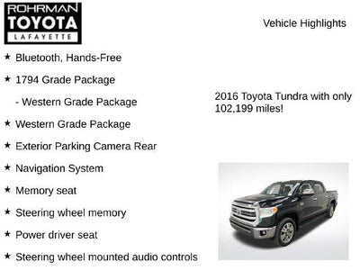 2016 Toyota Tundra 1794 CrewMax