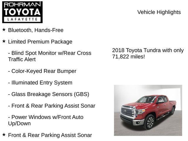2018 Toyota Tundra Limited