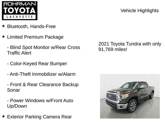 2021 Toyota Tundra Limited