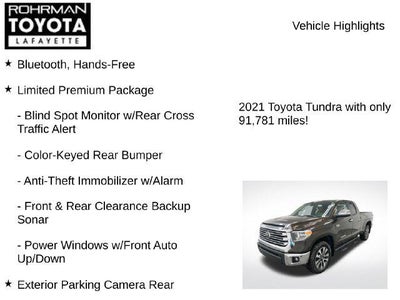 2021 Toyota Tundra Limited