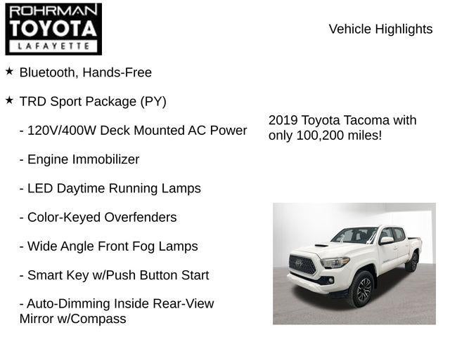 2019 Toyota TACOMA TRD SPORT TRD Sport V6