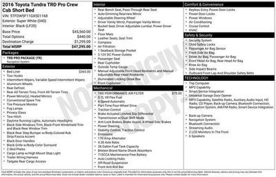 2016 Toyota TUNDRA TRD PRO TRD Pro CrewMax