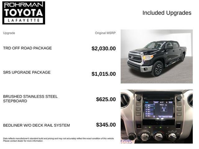 2015 Toyota TUNDRA 4X4 SR5 CrewMax