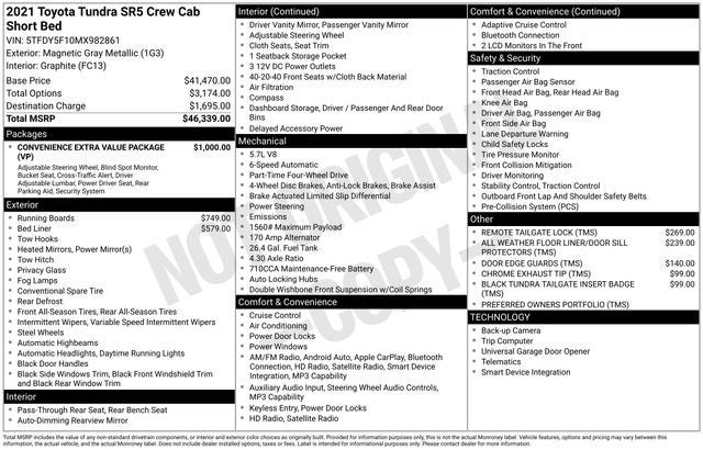 2021 Toyota Tundra SR5