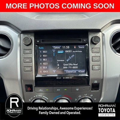 2018 Toyota 4X4 TUNDRA CREWMAX SR5 5.7L SR5