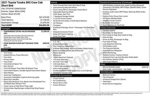 2021 Toyota Tundra SR5