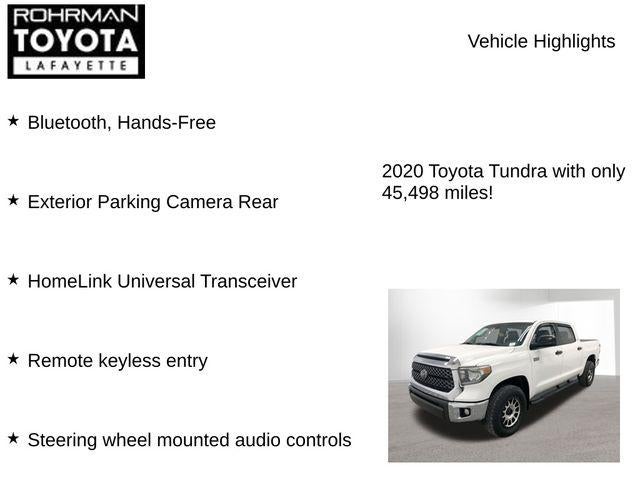 2020 Toyota TUNDRA 4X4 SR5