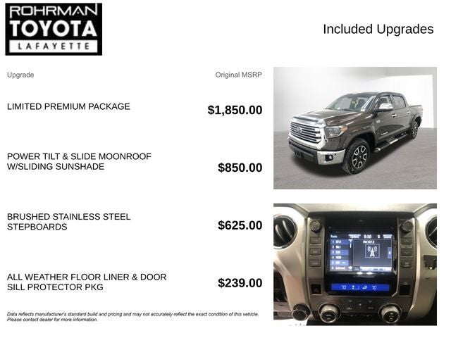 2019 Toyota TUNDRA 4X4 Limited CrewMax