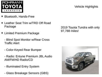 2019 Toyota TUNDRA 4X4 Limited CrewMax