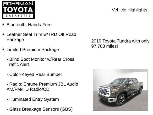 2019 Toyota TUNDRA 4X4 Limited CrewMax