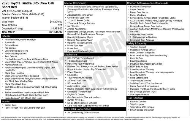 2023 Toyota TUNDRA 4X4 SR5