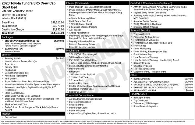 2023 Toyota TUNDRA 4X4 SR5