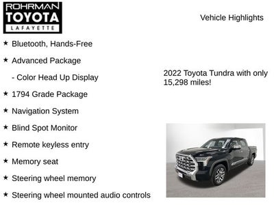 2022 Toyota TUNDRA 4X4 1794