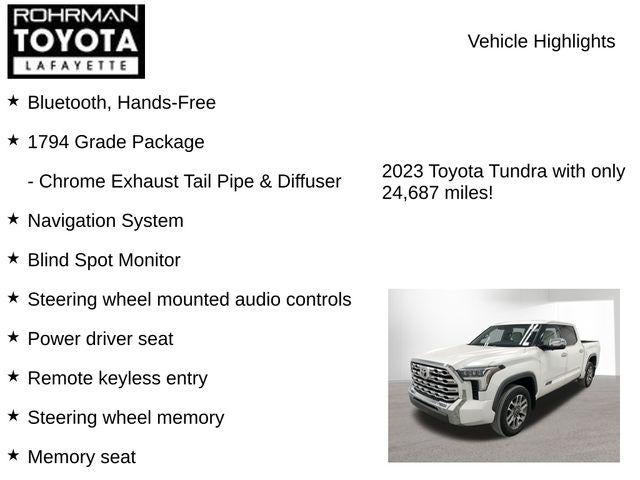 2023 Toyota TUNDRA 4X4 1794