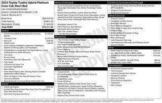 2024 Toyota Tundra i-FORCE MAX Platinum