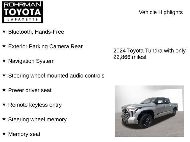 2024 Toyota Tundra i-FORCE MAX Platinum