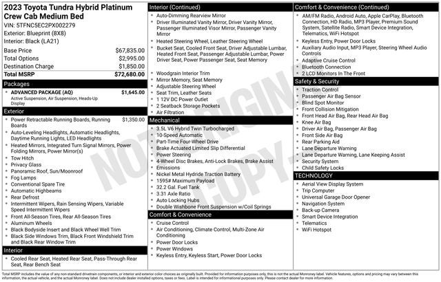 2023 Toyota Tundra Platinum - Photo 33