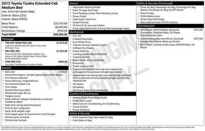 2013 Toyota TUNDRA 4X4 Grade 5.7L V8