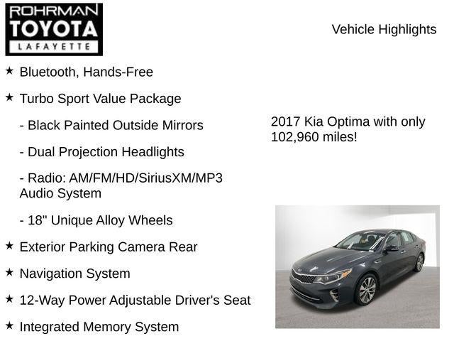 2017 Kia Optima SX Turbo